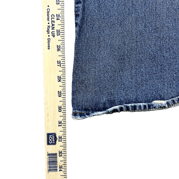 Vintage Y2K Abercrombie & Fitch Flare Jeans Womens 8 Mid Rise Capsule Staple - Picture 6 of 7